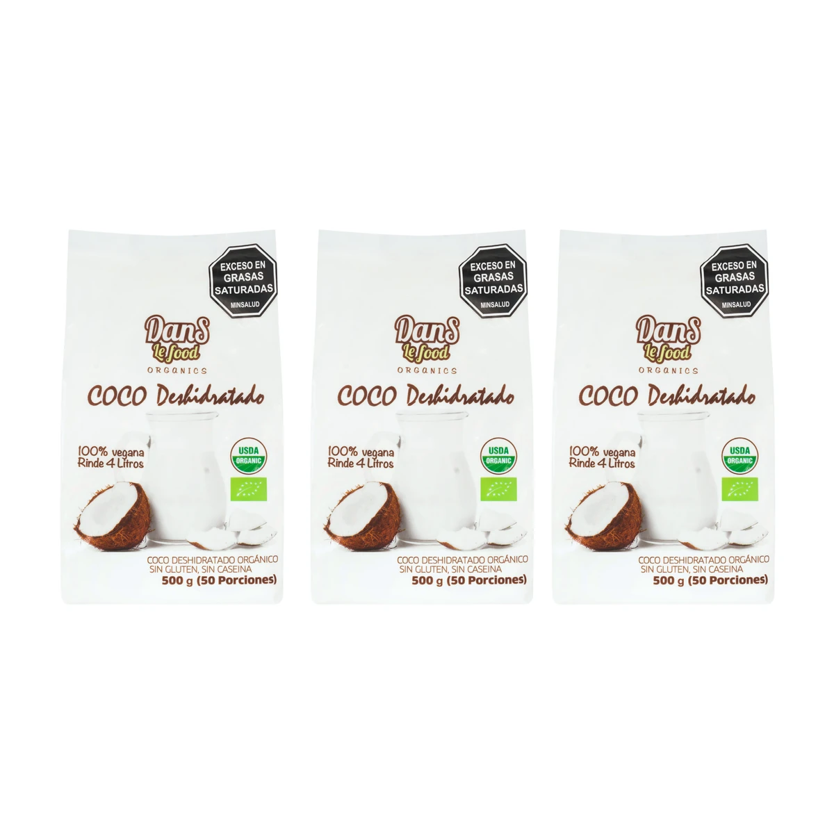 Combo Leche de Coco en Polvo × 3
