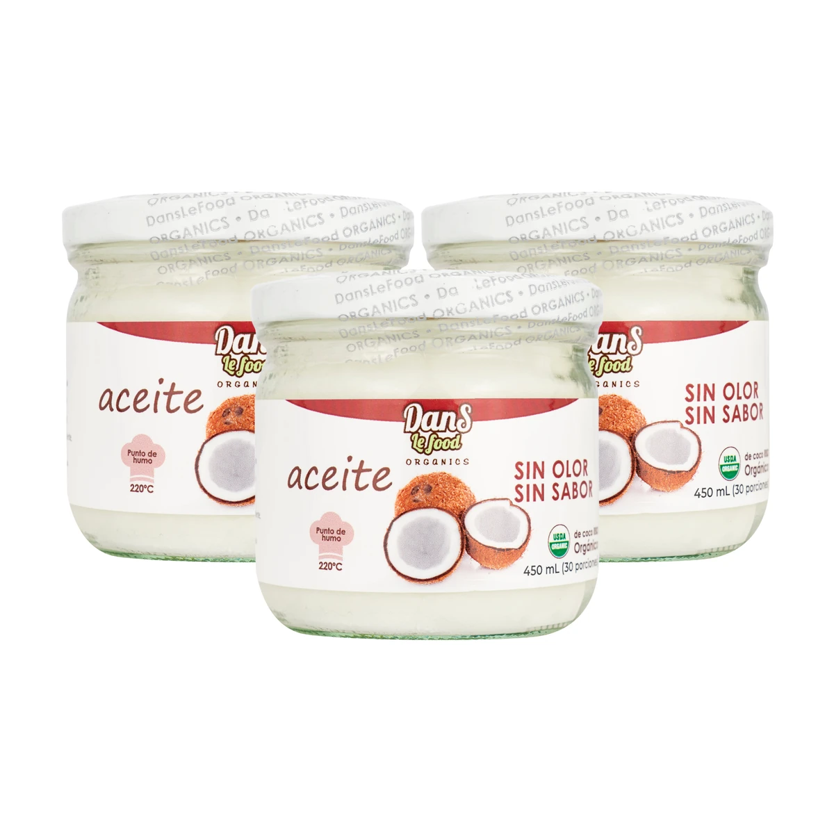 Combo Aceite Sin Olor 450ml × 3