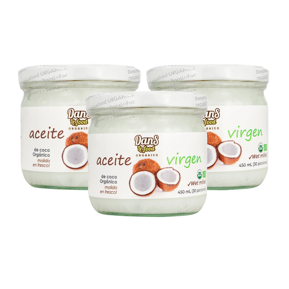 Combo Aceite Virgen 450ml × 3